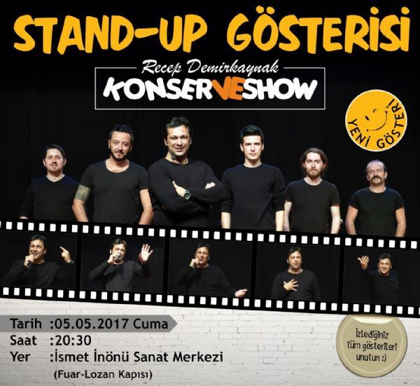 Recep Demirkaynak Konserve Show Stand-Up Gösterisi